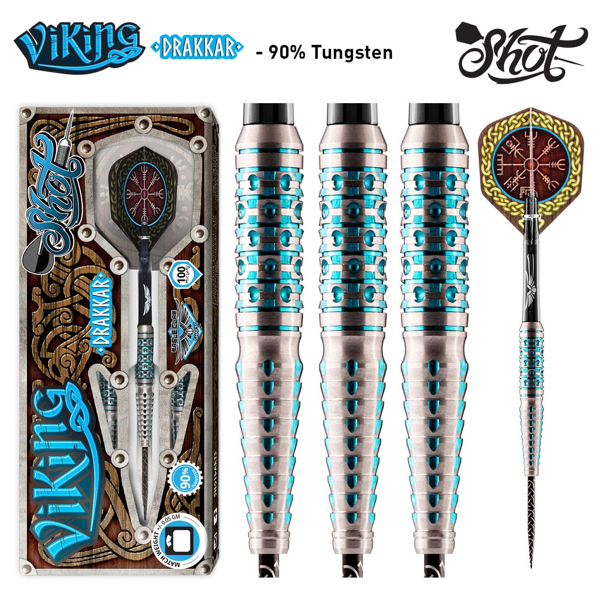 Shot Viking Drakkar Steel Tip Darts