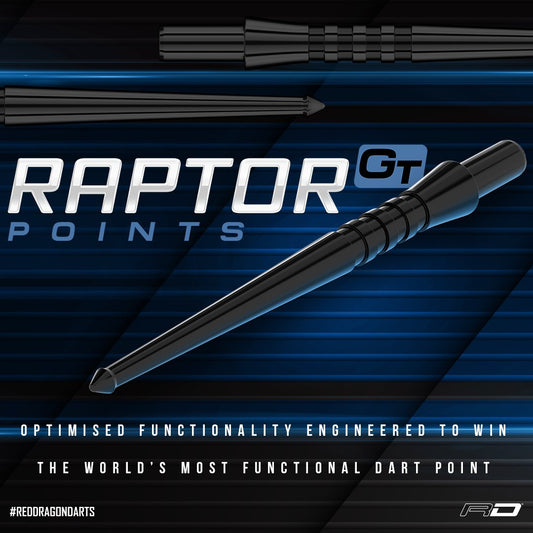 Red Dragon Rainbow Raptor Gripped Dart Point