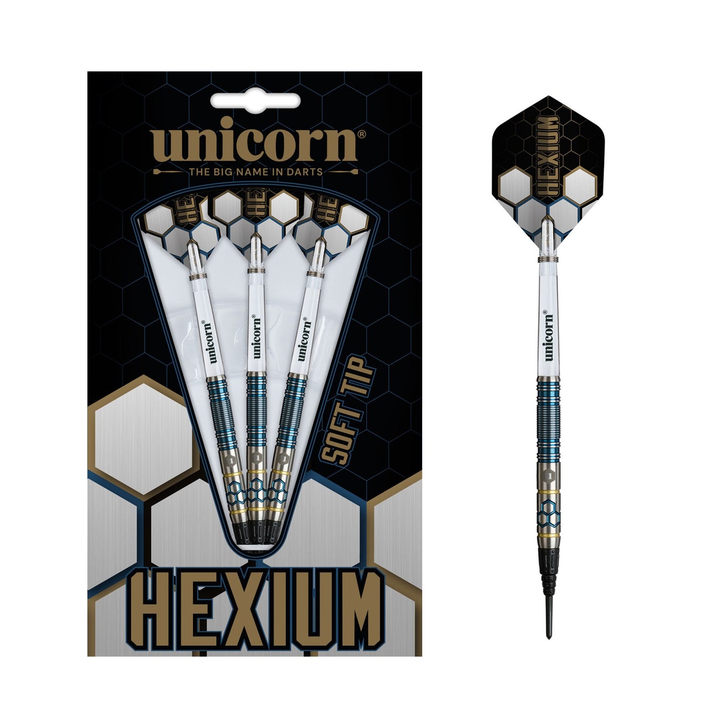 Unicorn Hexium Style 2 Soft Tip Dart | 21 Gr.