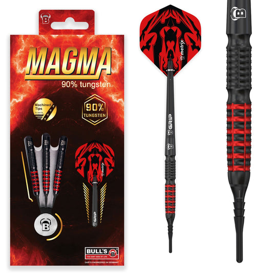 BULL'S Magma Soft Tip Dart - 90% Tungsten | 18g