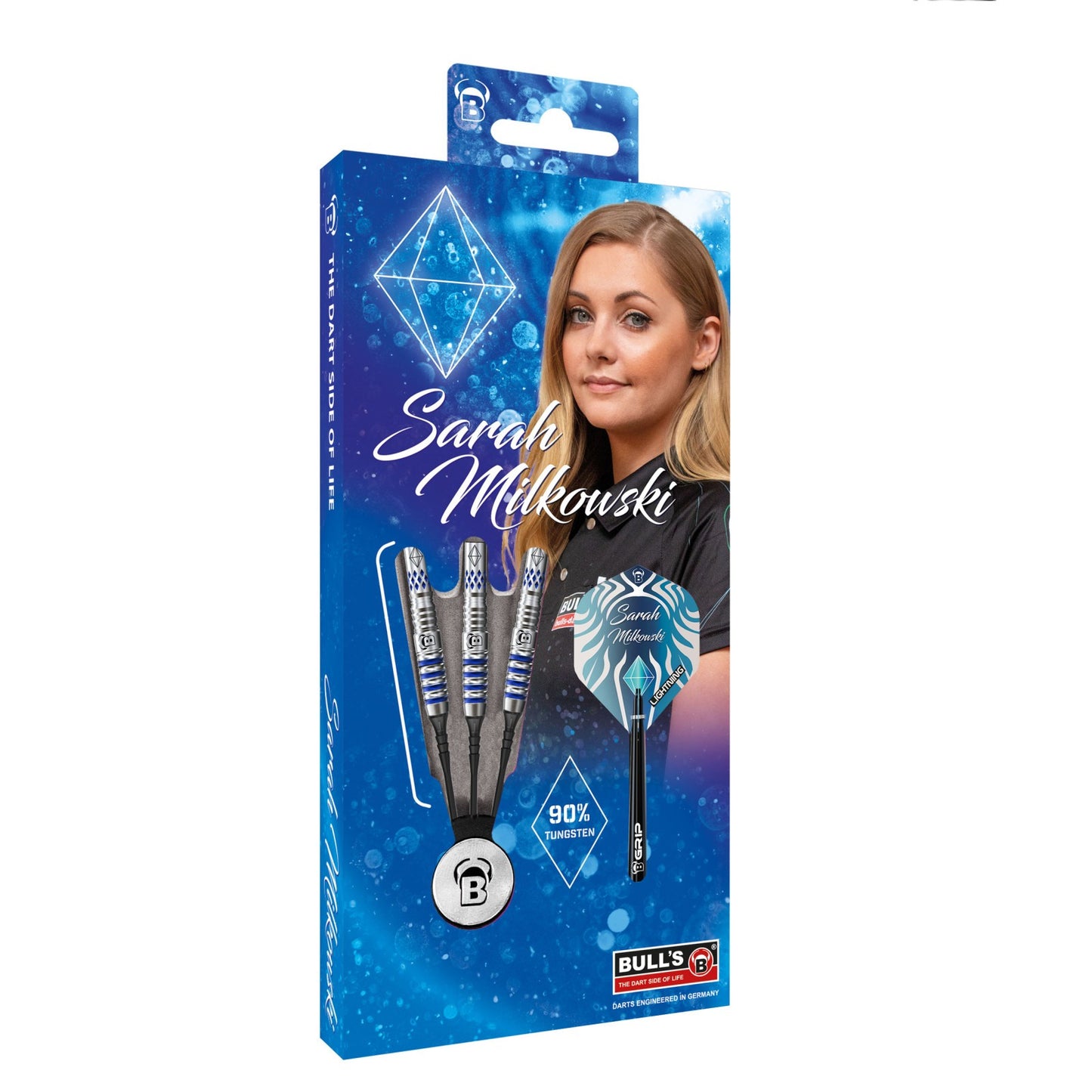 BULL’S Sarah Milkowski Soft Tip Dart - 90% Tungsten | 20g