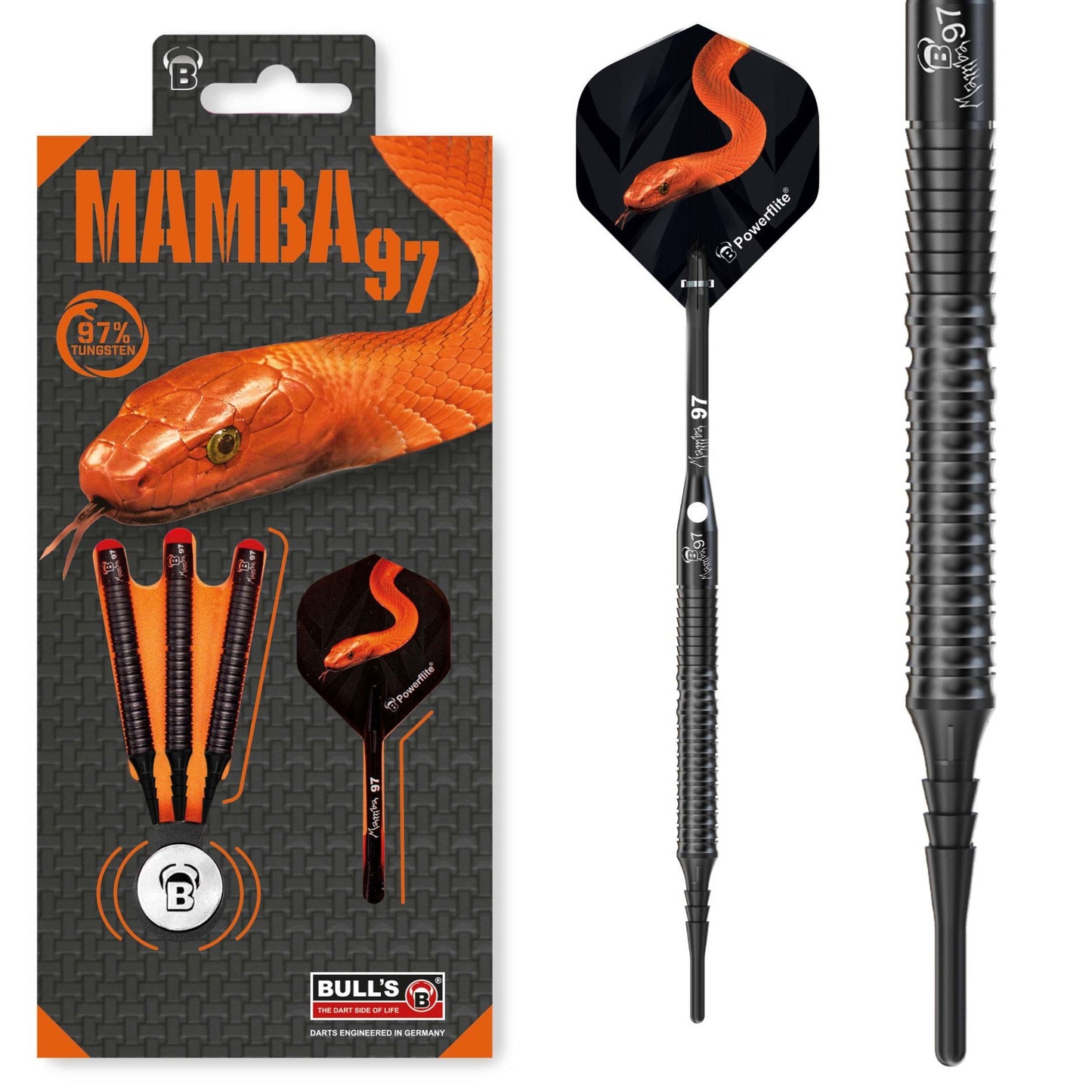 BULL’S Mamba 97 M6 Soft Tip Dart | 18g