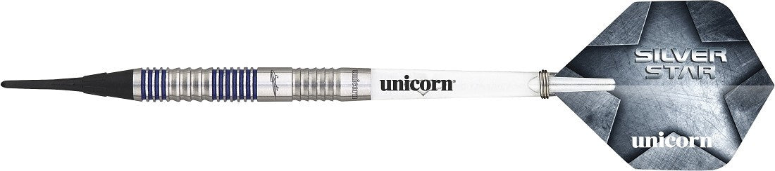 Unicorn Silver Star Gary Anderson Soft Tip Darts - 20g