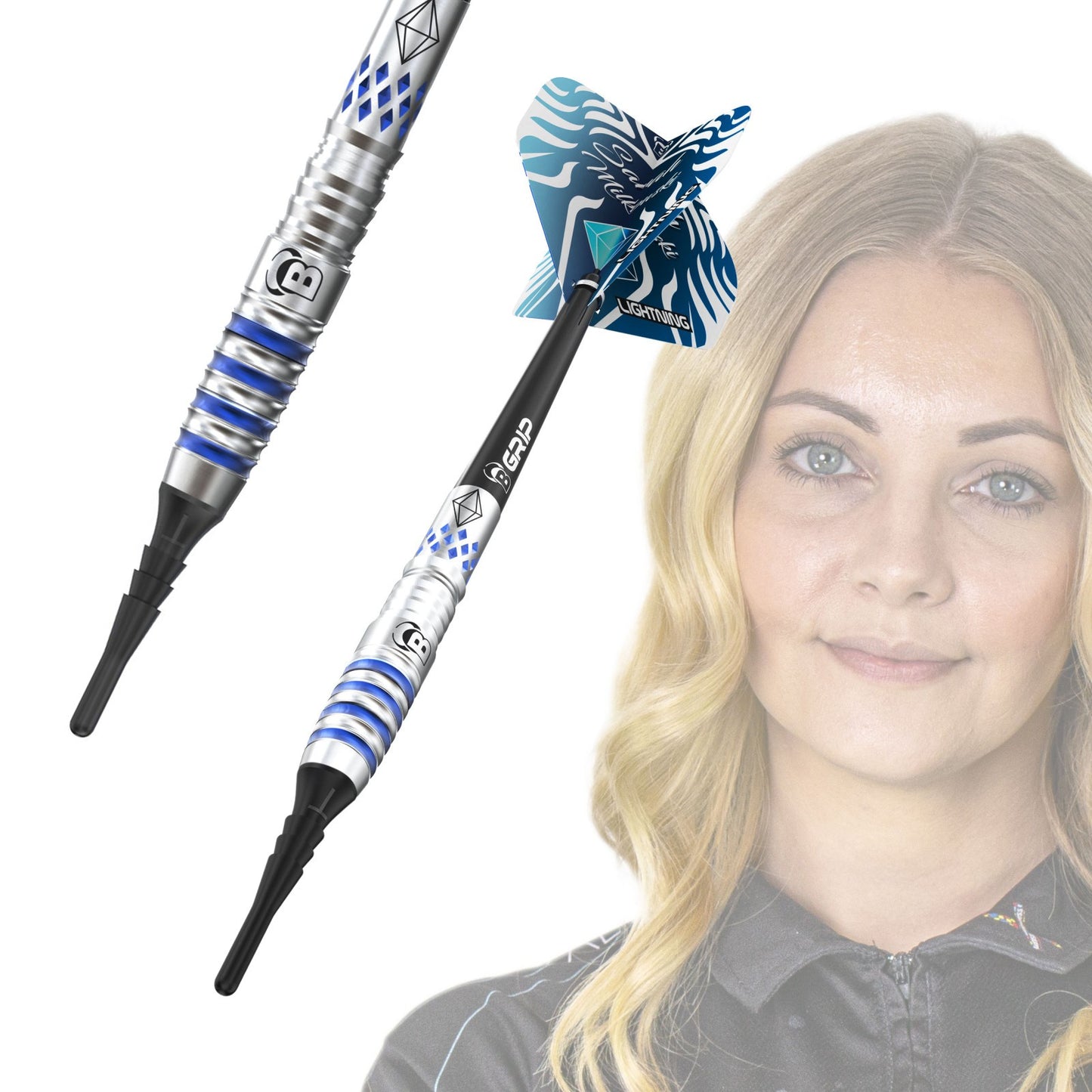 BULL’S Sarah Milkowski Soft Tip Dart - 90% Tungsten | 20g