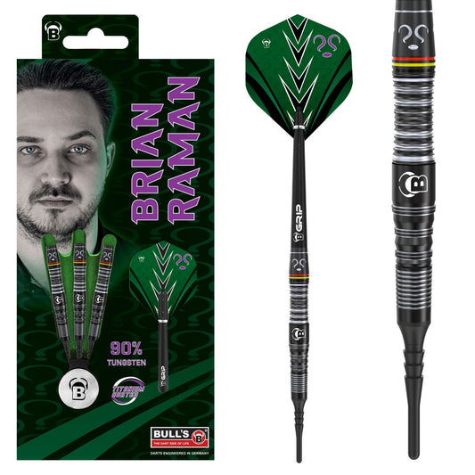 BULL'S Brian Raman Soft Tip Dart | 18g