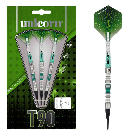 Unicorn Core XL T90 Soft Tip Darts- 21g - 19g Barrels