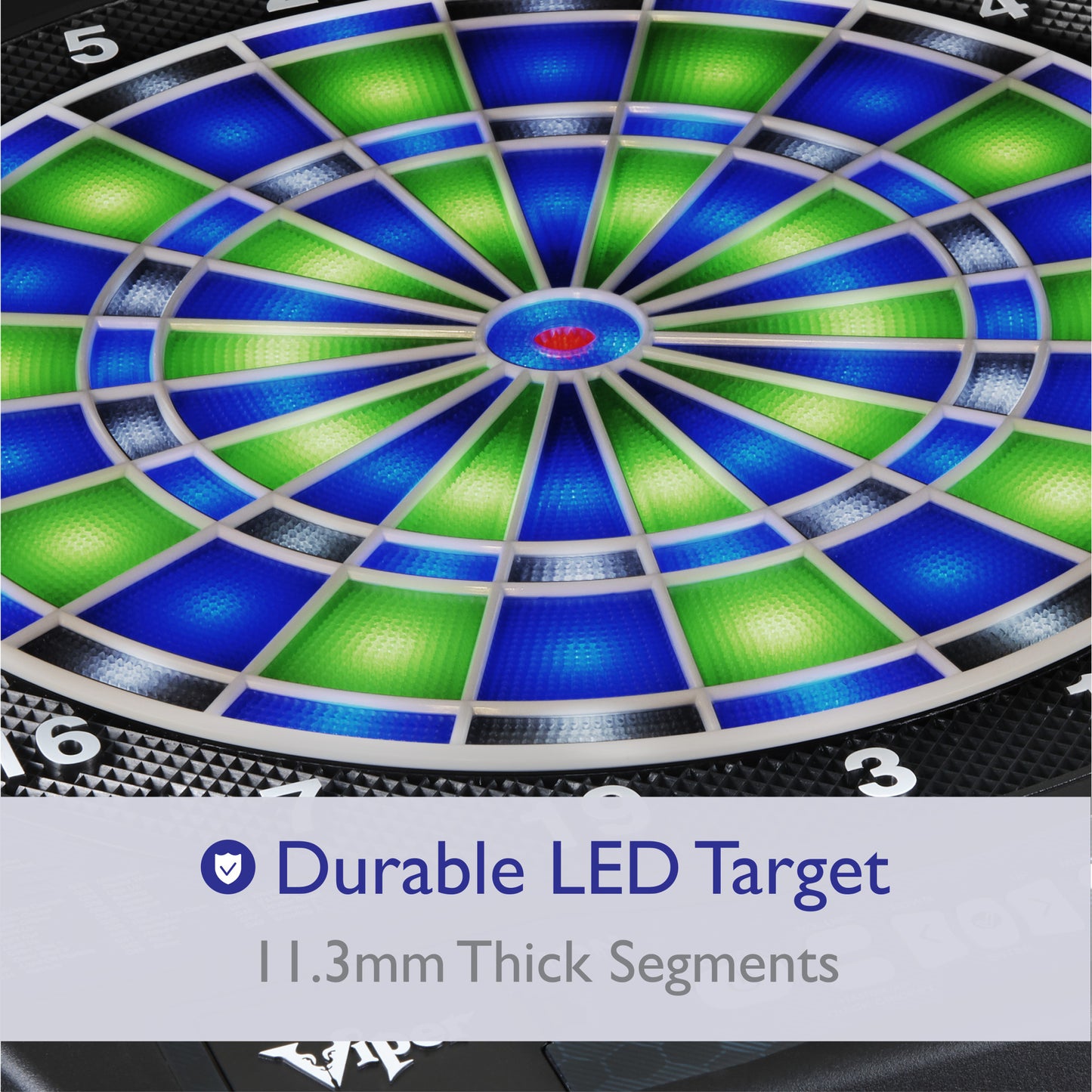 Viper Ion Illuminated Electronic Dartboard, 15.5" Regulation Target